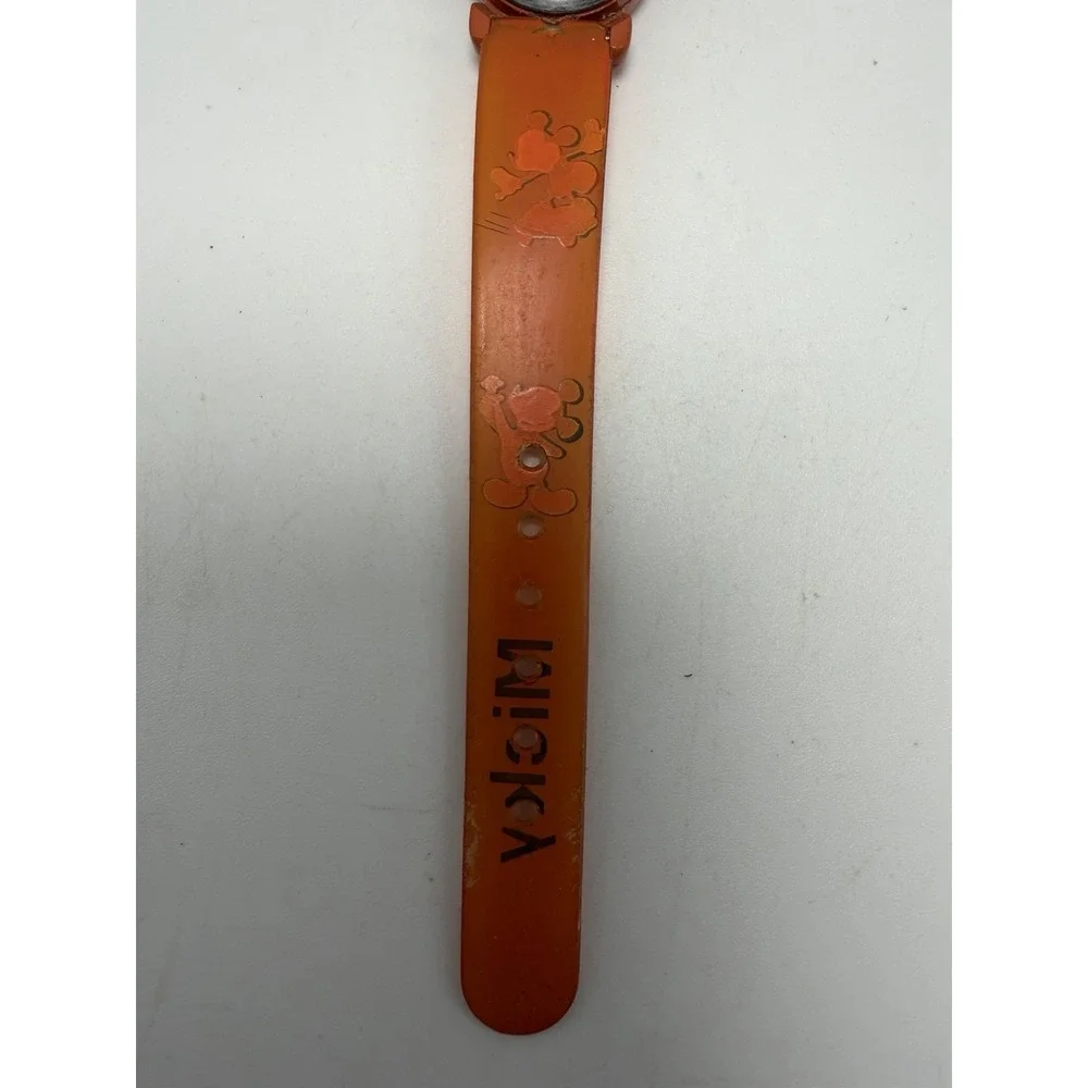 Disney Mickey Mouse Vintage Childrens Watch‎ New Battery 21MM 6.5